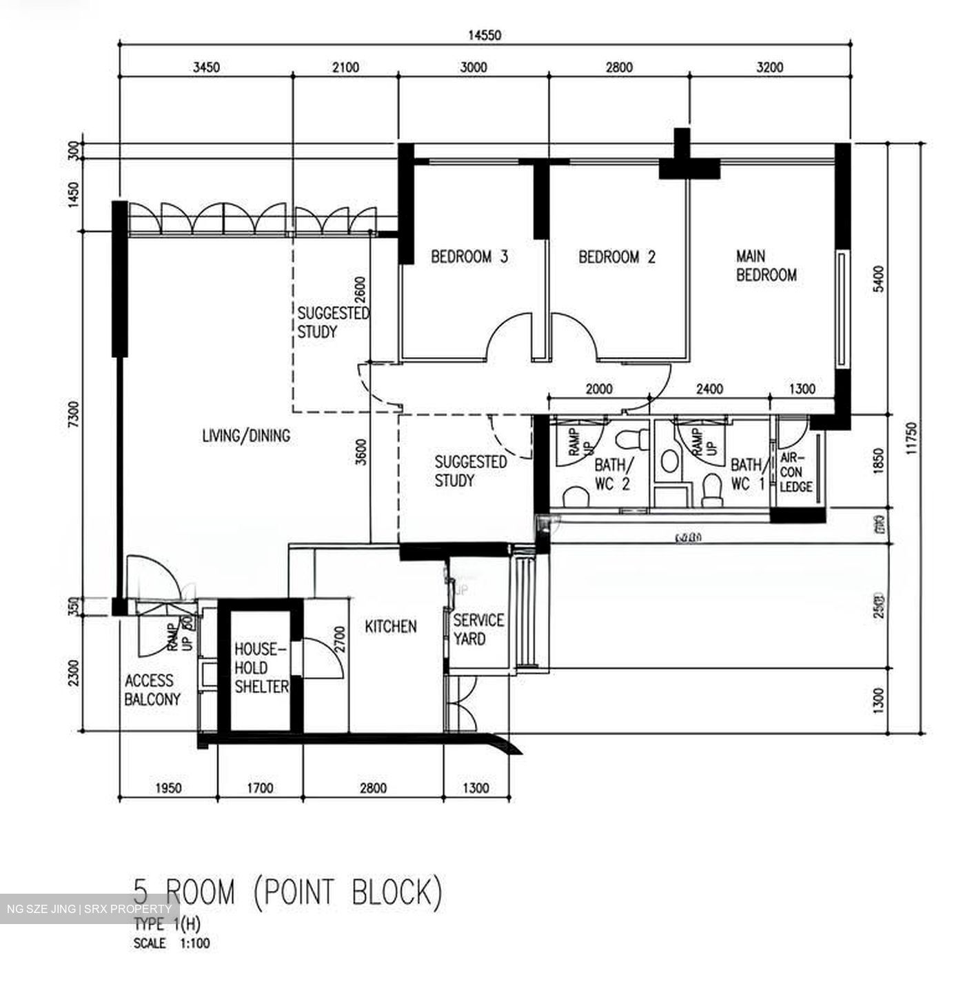 Blk 310A Teck Ghee Vista (Ang Mo Kio), HDB 5 Rooms #556600461
